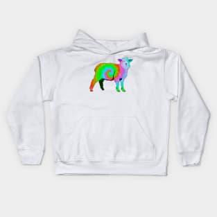 Tie Dyed Sheep Kids Hoodie